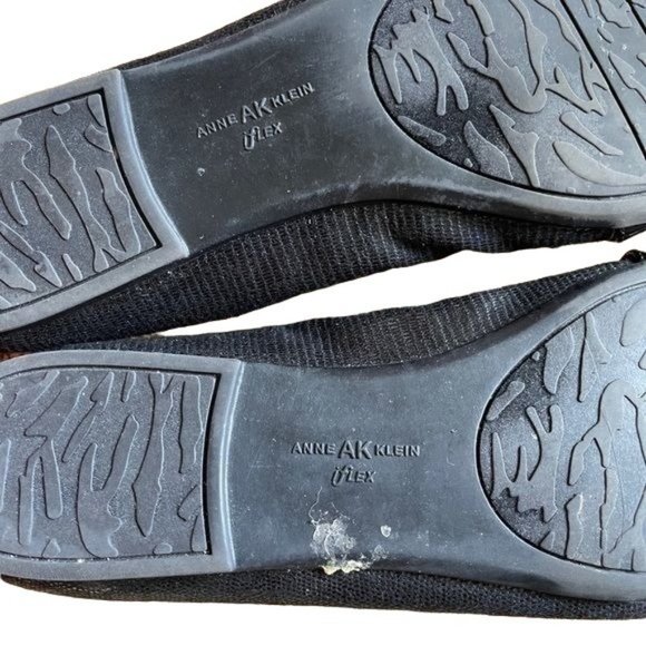 Anne Klein AK Flats Slip On Loafers Black Shoes iFlex Size 8.5M - Picture 6 of 6